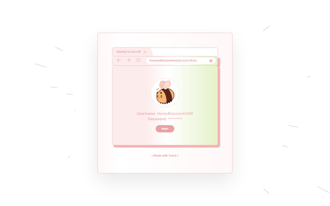 Honey Blossom ASMR Socials